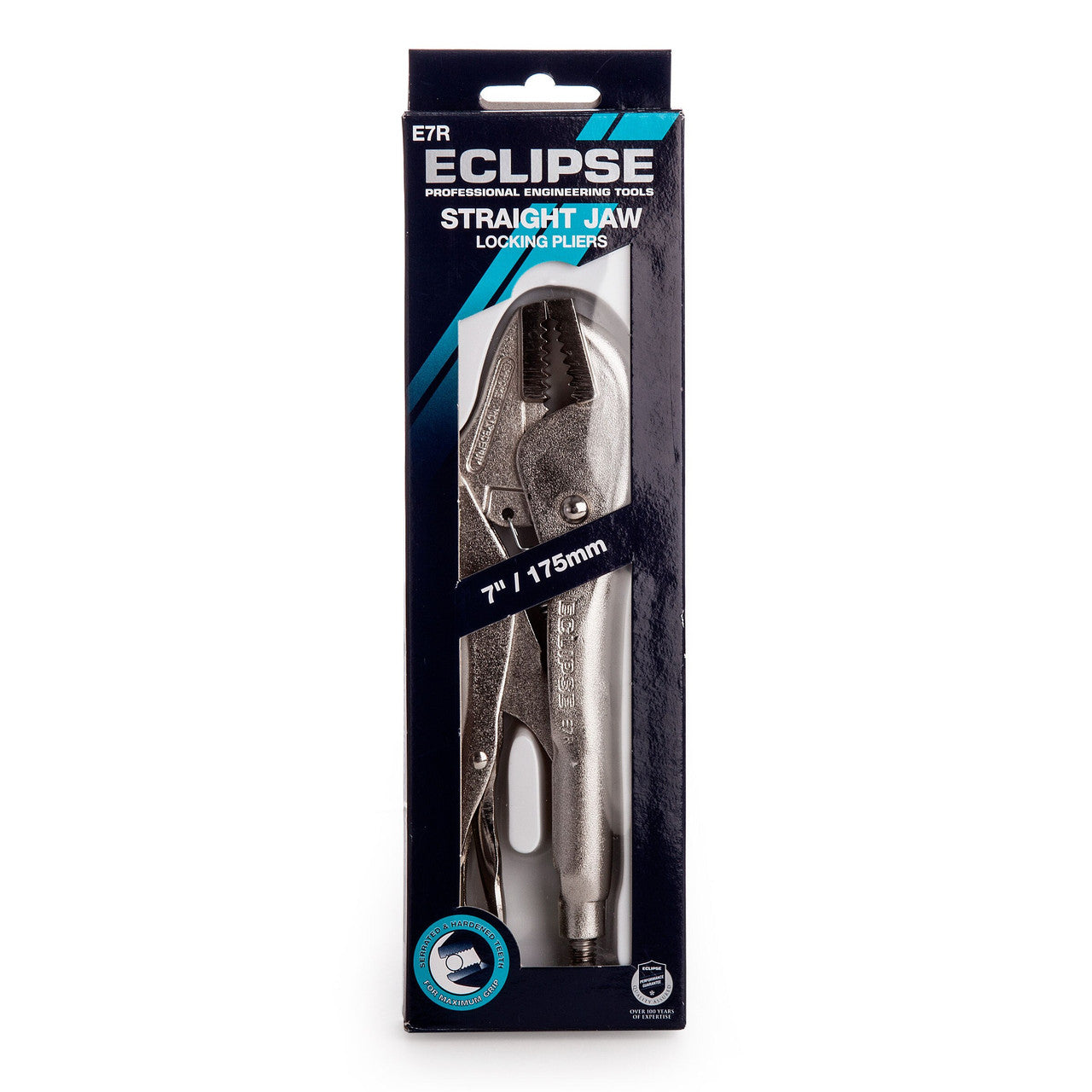 Eclipse 7" 175mm Locking Plier Straight Jaw Quick Release Welding Automotive E7R