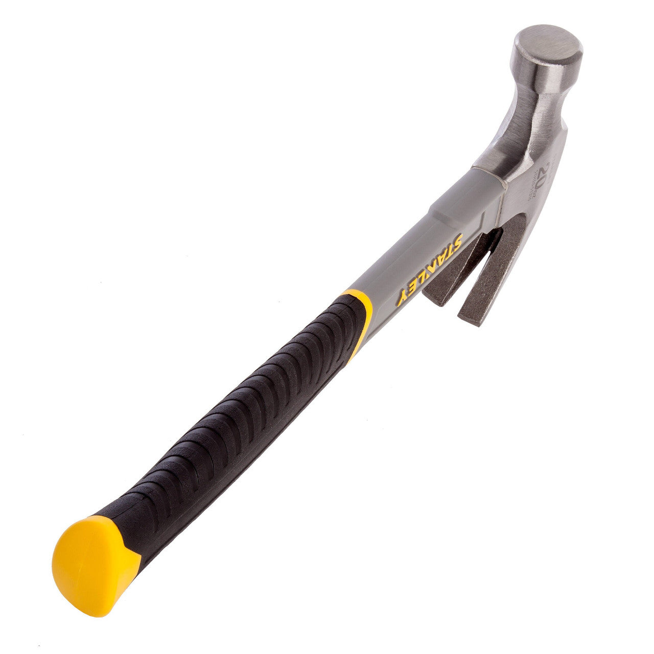 Stanley Claw Hammer with Fibreglass Shaft 20oz bi-material grip STHT0-51310