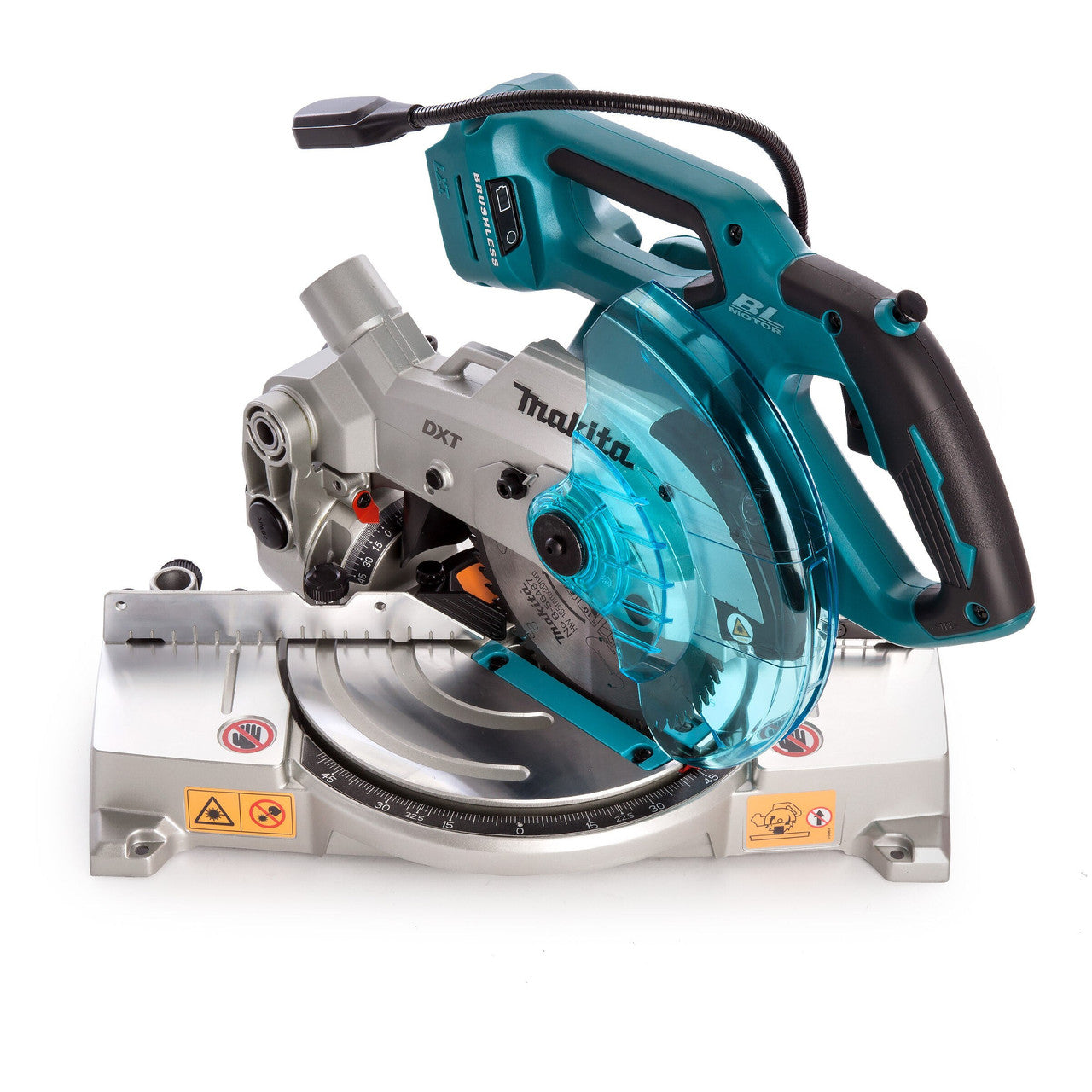 Makita 18V LXT 165mm Brushless Double Bevel Compound Mitre Saw Body Only DLS600Z