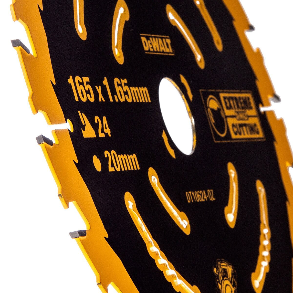 Dewalt Extreme Framing Circular Saw Blade for Wood 165 x 20mm x 24T DT10624