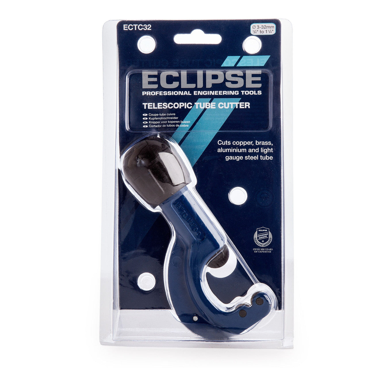 Eclipse Telescopic Tube Cutter Capacity 3 - 32mm With Internal Deburrer ECTC32