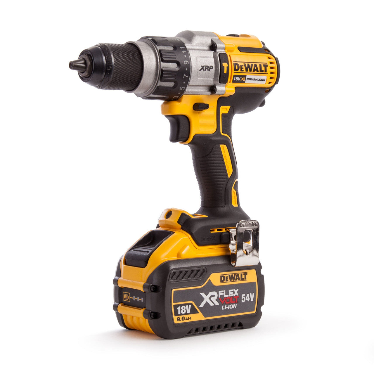 Dewalt 18V XR Brushless Combi Drill 1 x 9.0Ah FlexVolt Batt TStak Case DCD996X1