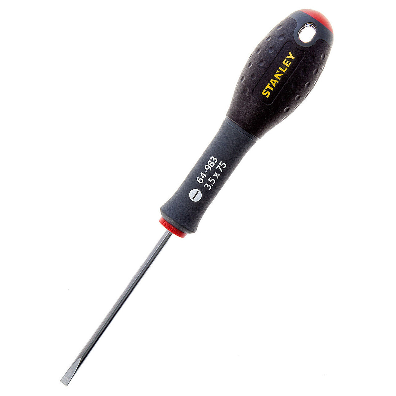 Stanley FatMax Screwdriver Parallel 3.5mm x 75mm Soft Grip Handle 0-64-983