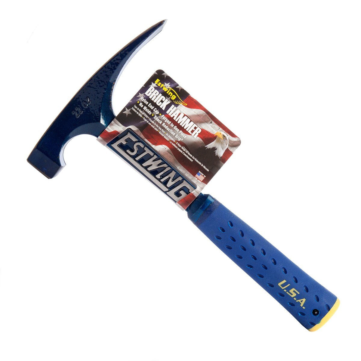 Estwing Big Blue Brick Hammer 22oz Length 10" 254mm No welds One Piece E6-22BLC