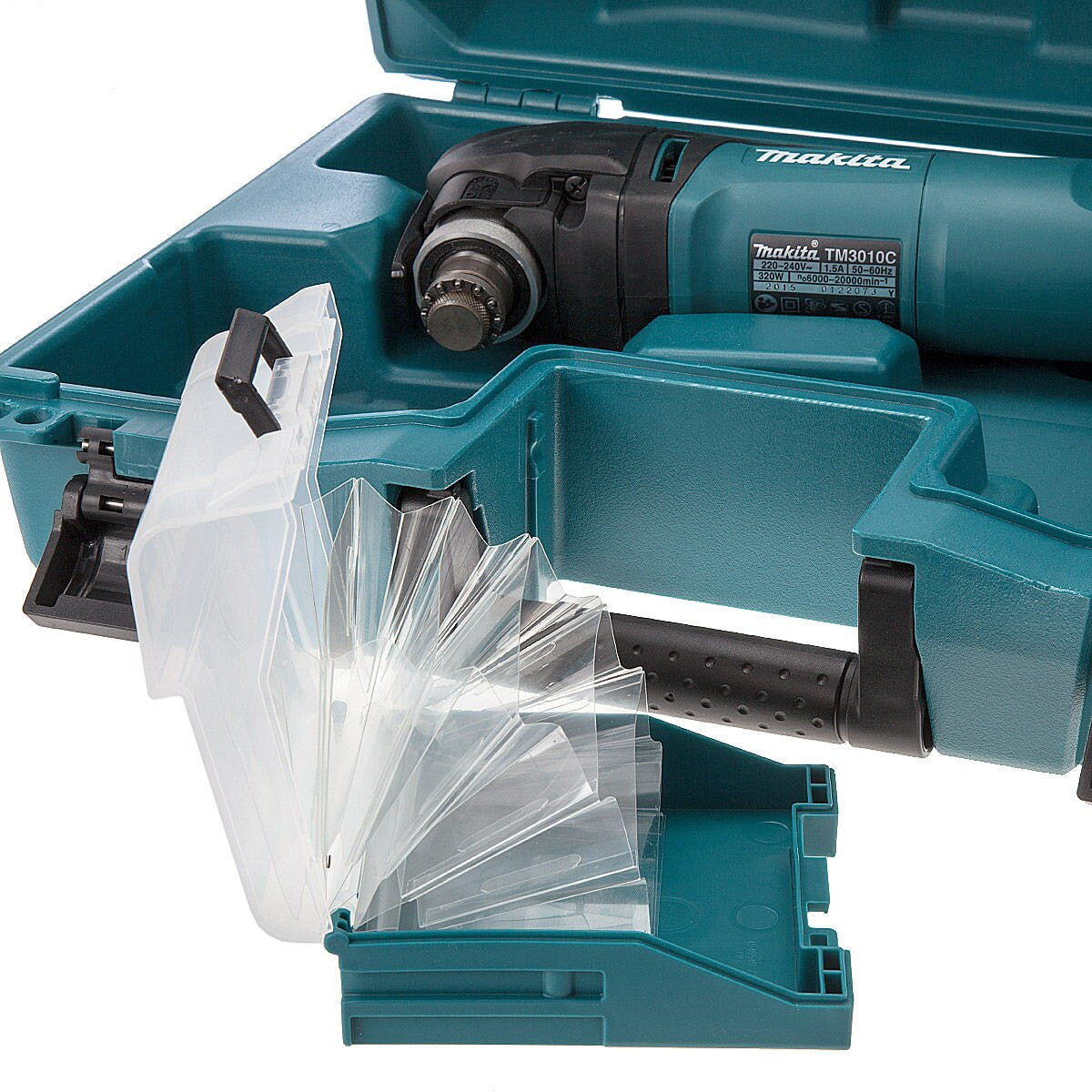 Makita Multi Tool with Tool-Less Accessory Change 110V Carry Case TM3010CK