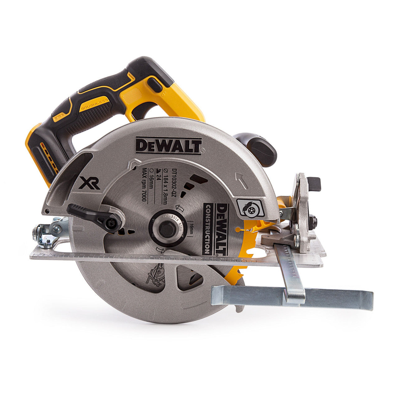 Dewalt 18V XR 184mm Brushless Circular Saw Body Only Bevel Capacity: 57° DCS570N