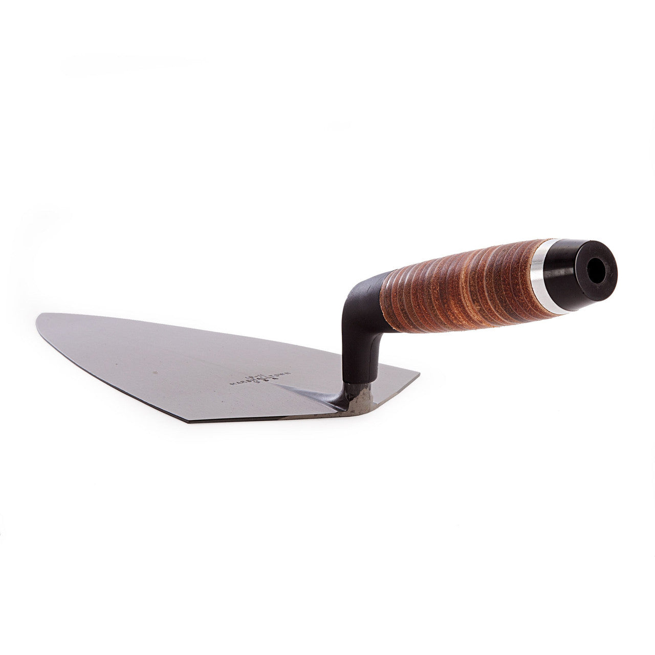 Marshalltown 19L 11in Philadelphia Pattern Brick Trowel Leather Handle M1911L