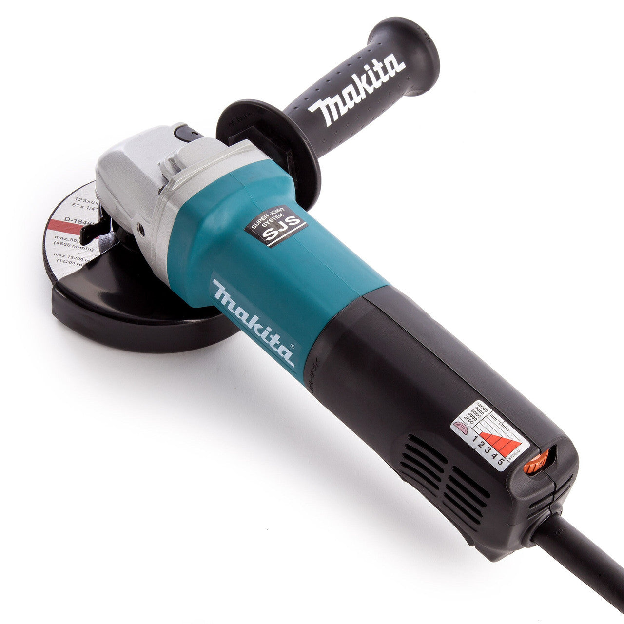 Makita 5" 125mm Angle Grinder 110V 1400W Variable Speed 11000rpm 9565PCV