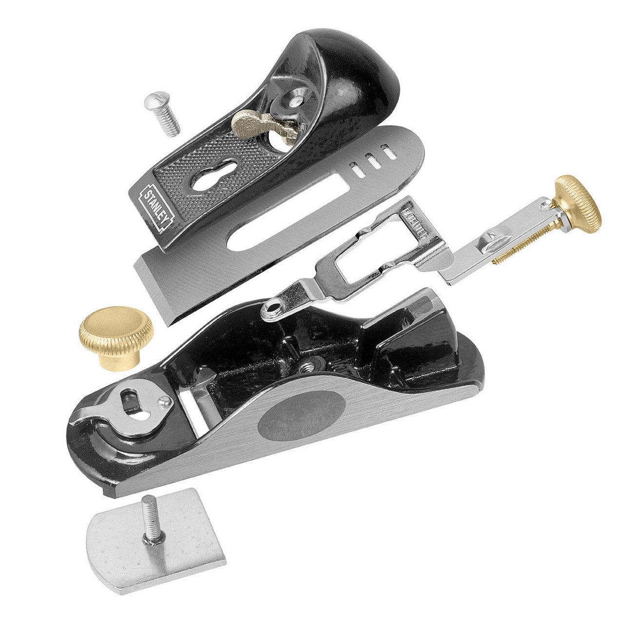 Stanley Block Plane with Pouch 6. 1/4 Inch 160mm Iron Width 40mm 5-12-020