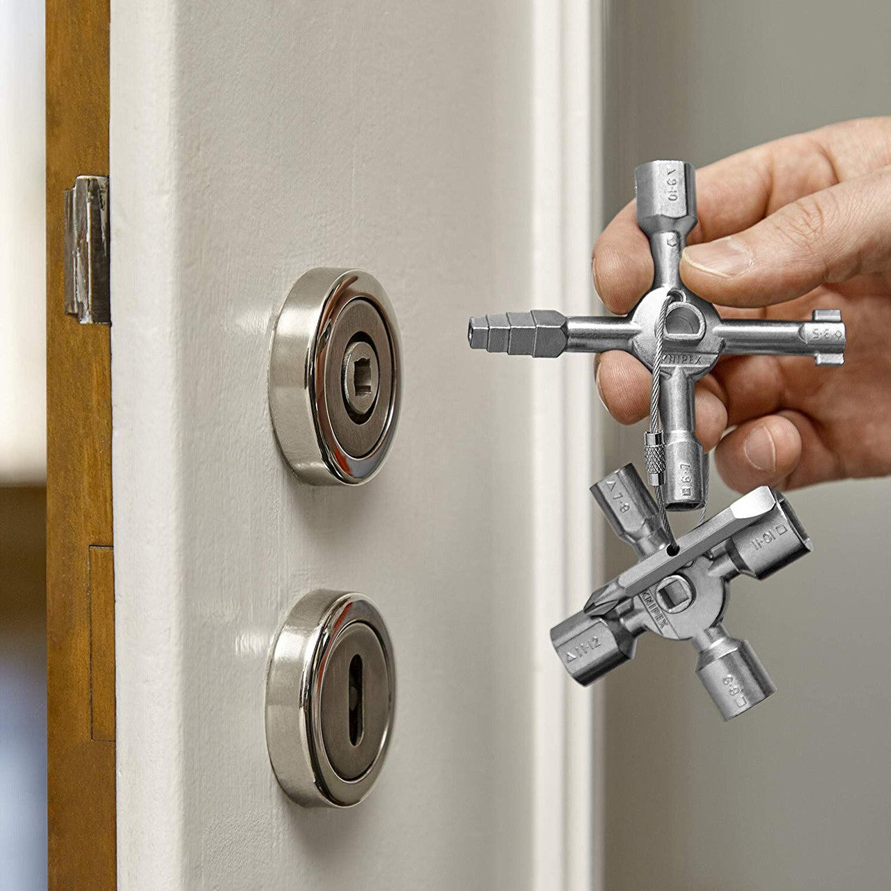 Knipex Twinkey for STD Cabinets and Shut Off Systems Multi Function 001101