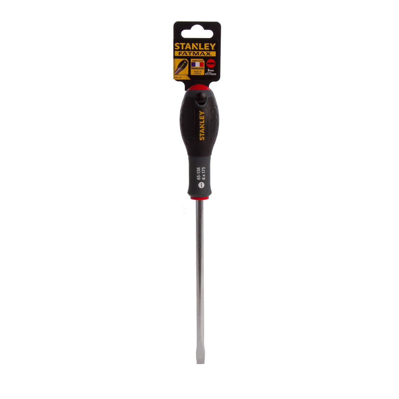 Stanley FatMax Flared Screwdriver 8mm x 175mm Soft Grip Handle 0-65-138