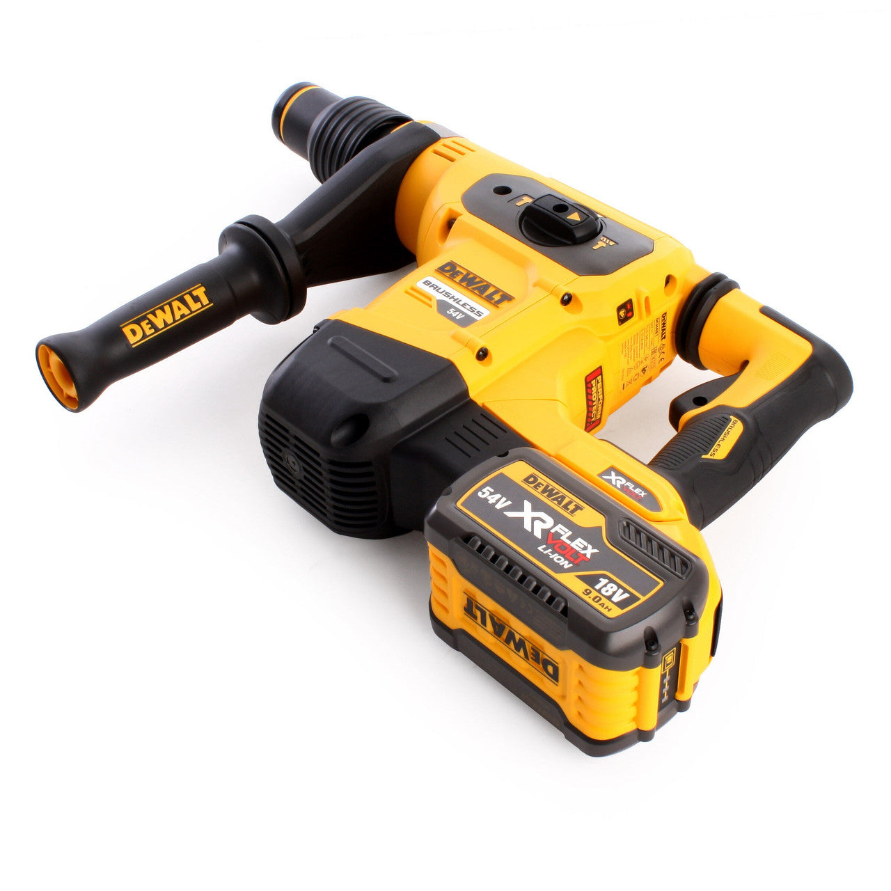 Dewalt 54V XR Flexvolt Brushless 3-Mode SDS Max Hammer 2 x 9.0Ah Batts DCH481X2