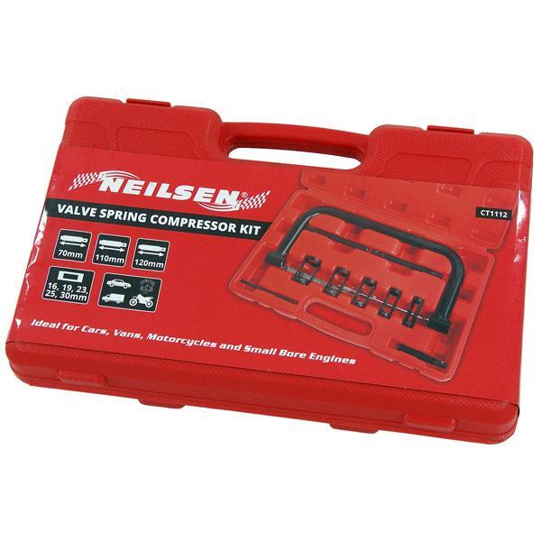 Valve Spring Compressor Kit 5-in-1 for Cars Vans and Motorcycles Neilsen CT1112