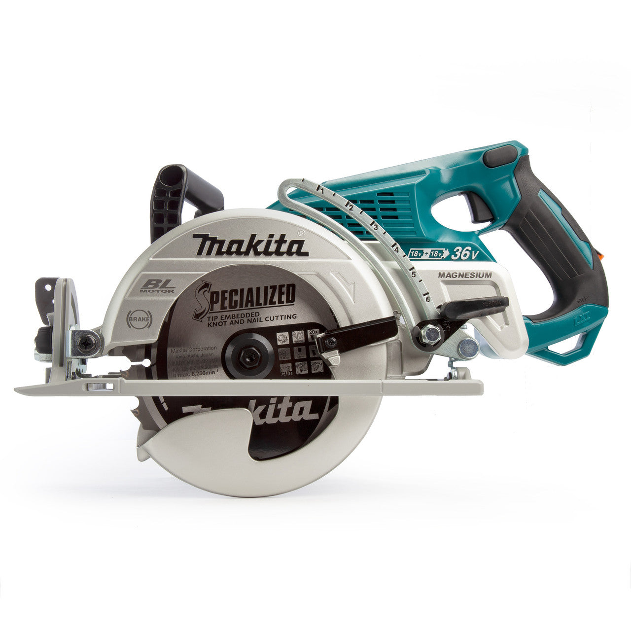 Makita LXT 185mm Brushless Circular Saw Body Only Soft Start DRS780Z 36V