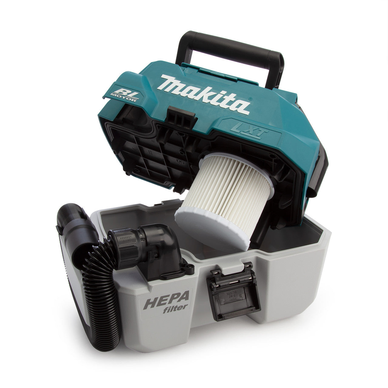 Makita 18V LXT Brushless Portable Vacuum Cleaner Body Only 2m Hose DVC750LZ