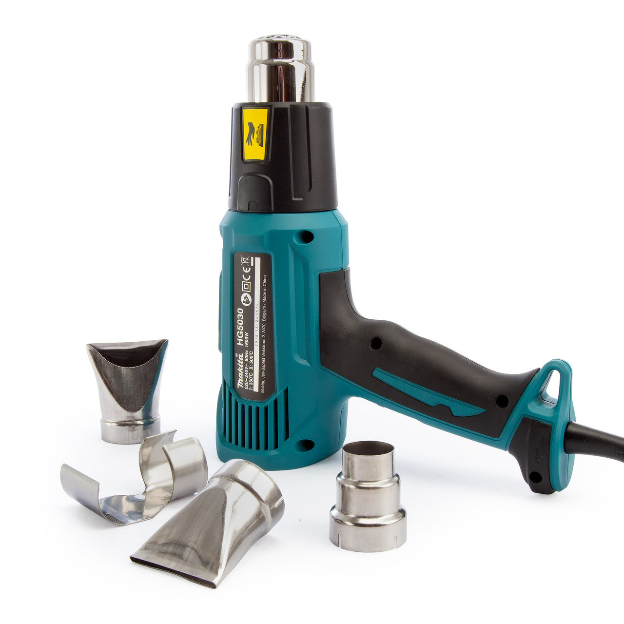 Makita Heat Gun Kit 1600W 2 Speed Temp 350 - 500ºC 240V HG5030K