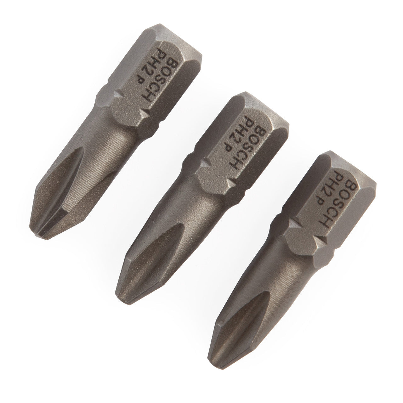 Bosch Extra Hard PH2 Screwdriver Bits 25mm Pack Of 3 2607001511