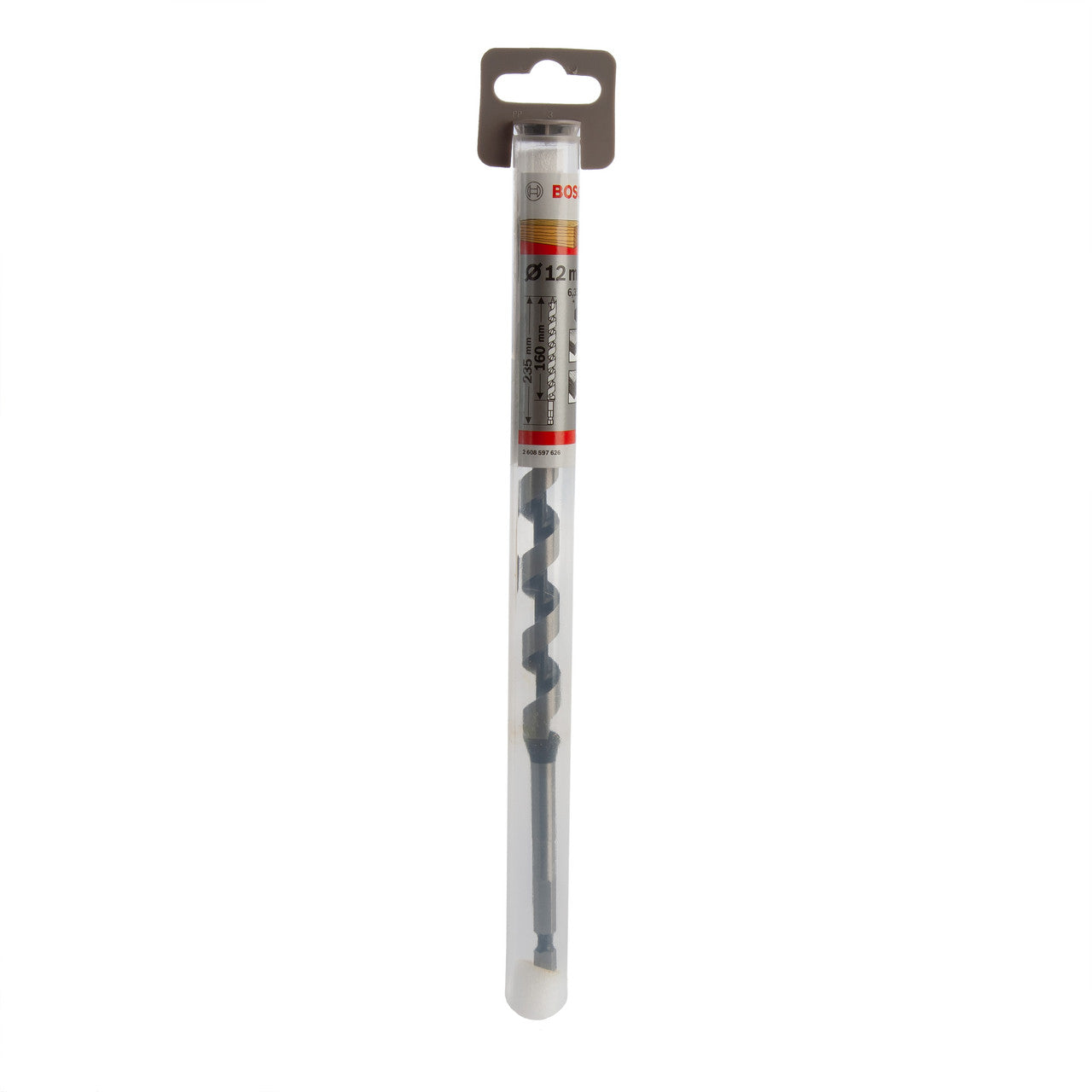 Bosch Auger Drill Bit with Hex Shank 12 x 160 x 235mm 2608597626