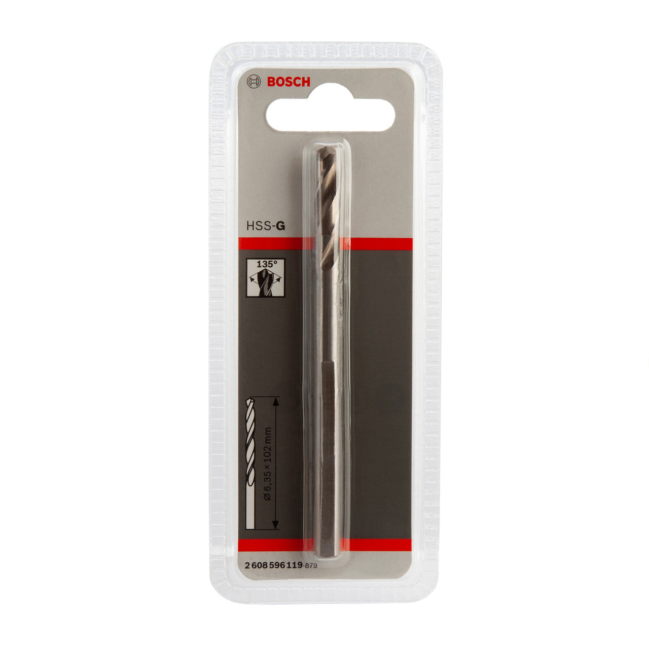 Bosch HSS-G Pilot Drill Bit For 11mm Hex Shank Arbor 102mm 2608596119