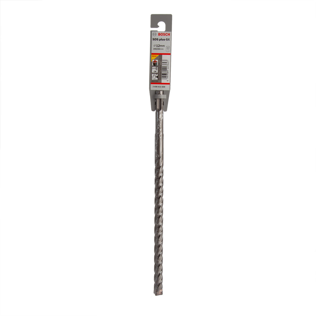 Bosch SDS+ 5X Masonry Drill Bit 12 x 200 x 260mm 2608833809