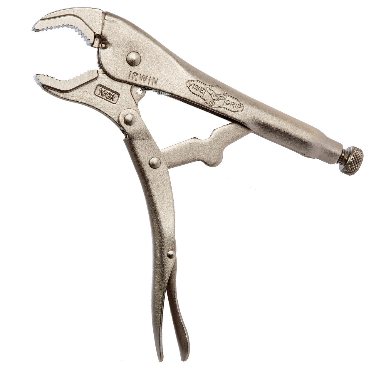 Irwin Vise Grip Curved Jaw Locking Pliers 250mm Clamping Capacity 48mm 10508017