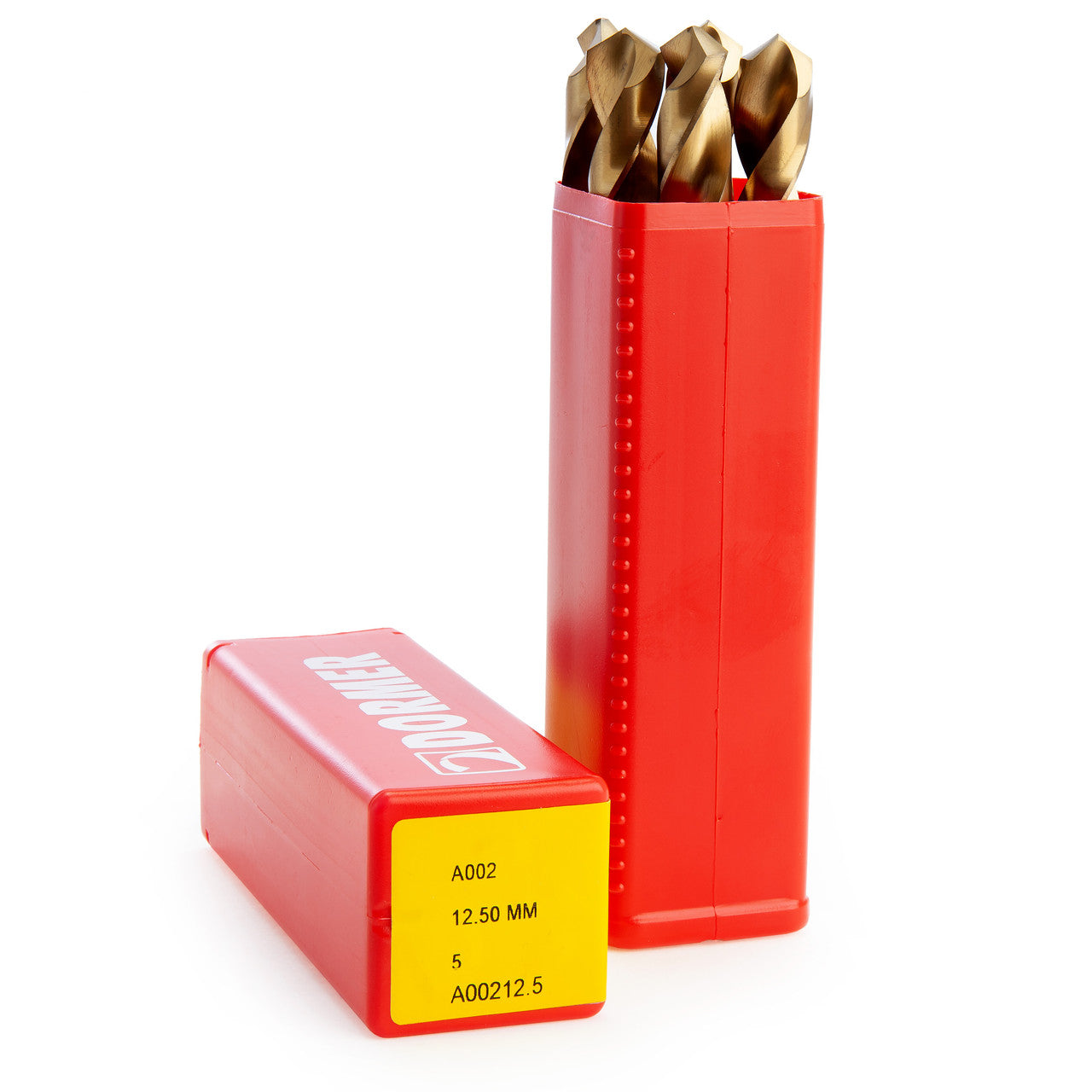 Dormer HSS TiN Coated Tip Jobber Drill Bits 12.5mm Box Of 5 A002