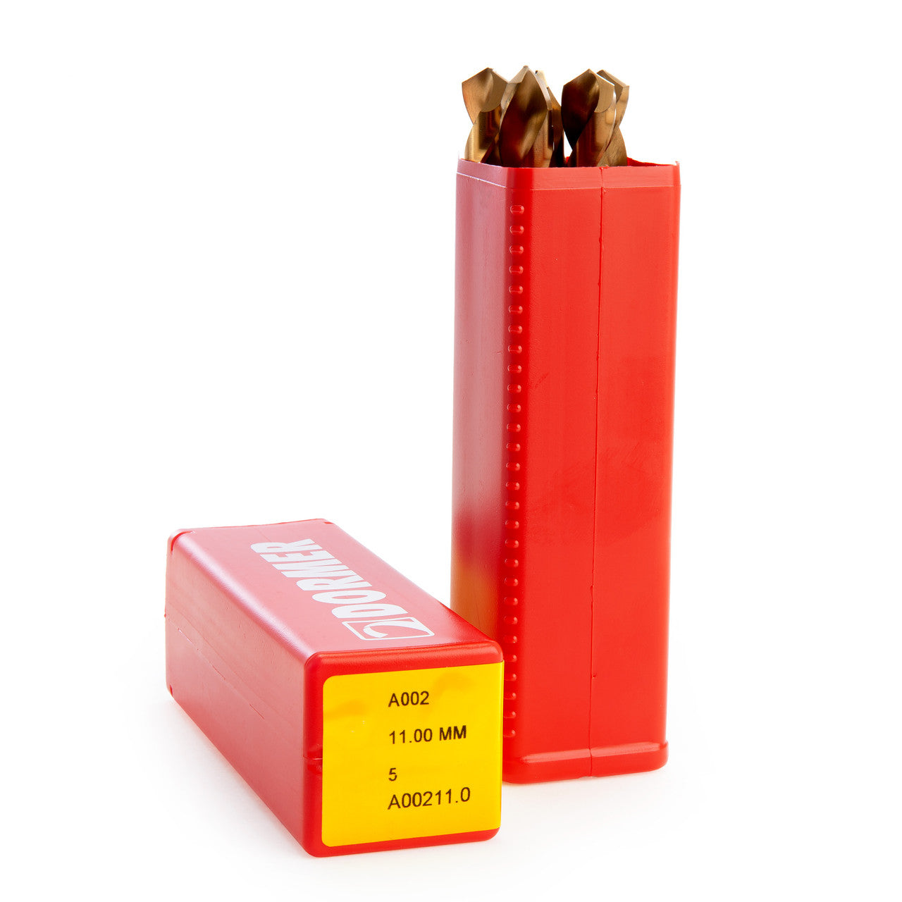 Dormer HSS TiN Coated Tip Jobber Drill Bits 11mm Box Of 5 A002