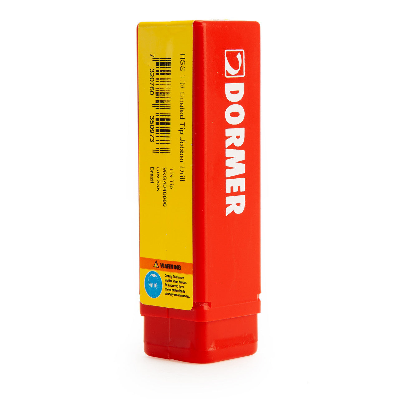 Dormer HSS TiN Coated Tip Jobber Drill Bits 6.2mm Box Of 10 A002