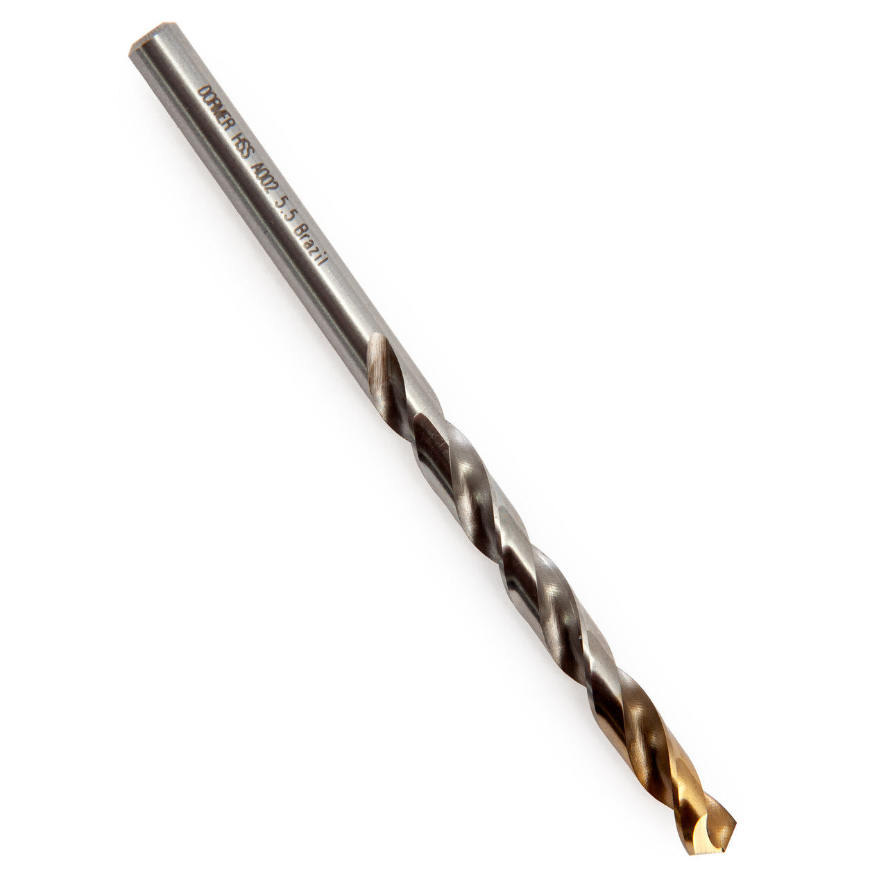 Dormer HSS TiN Coated Tip Jobber Drill Bits 5.5mm Box Of 10 A002