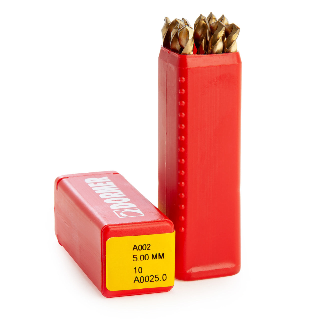 Dormer HSS TiN Coated Tip Jobber Drill Bits 5mm Box Of 10 A002