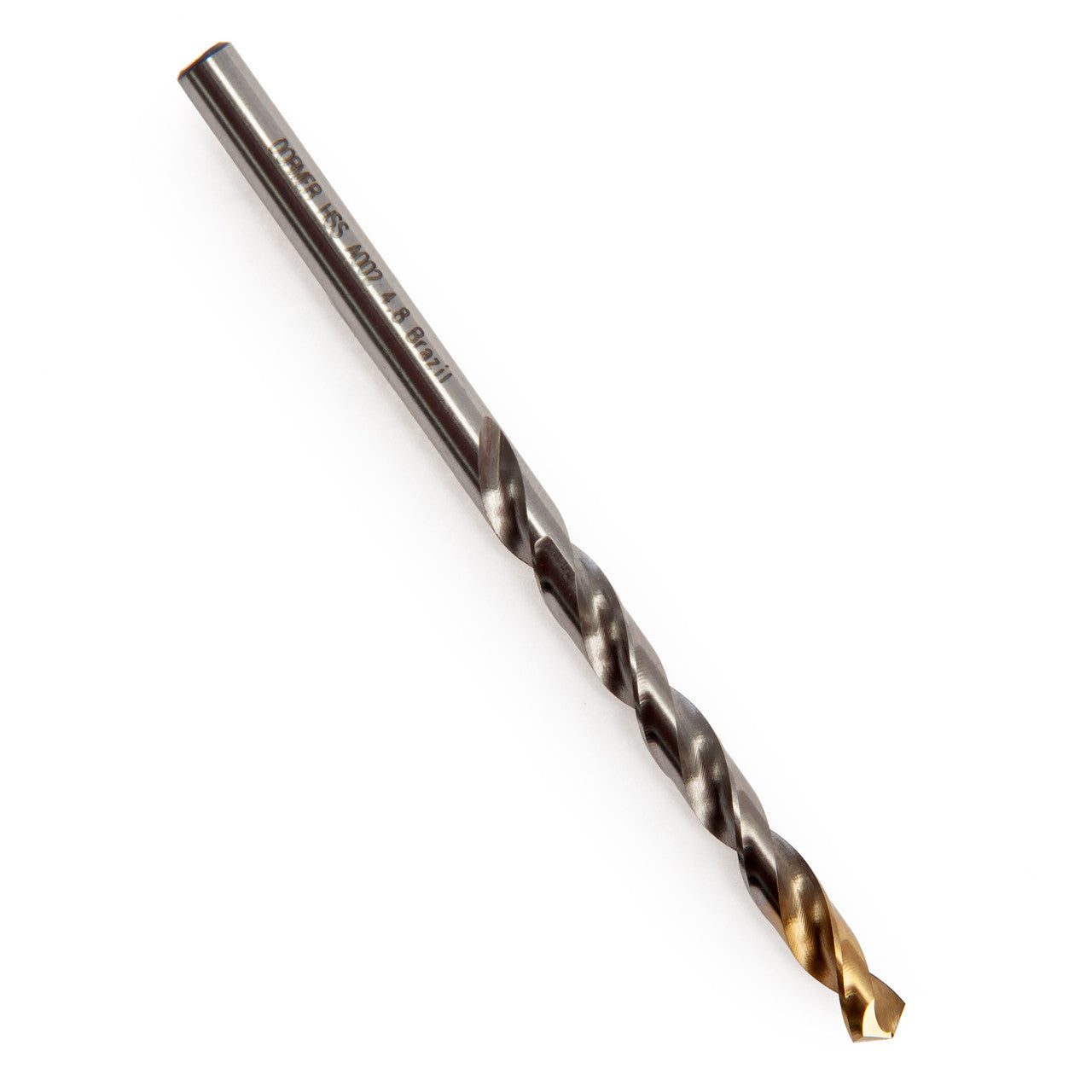 Dormer HSS TiN Coated Tip Jobber Drill Bits 4.8mm Box Of 10 A002