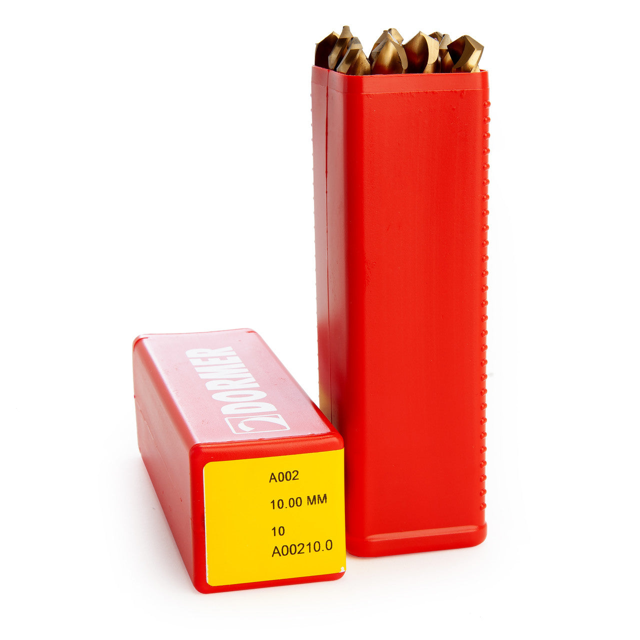 Dormer HSS TiN Coated Tip Jobber Drill Bits 10mm Box Of 10 A002