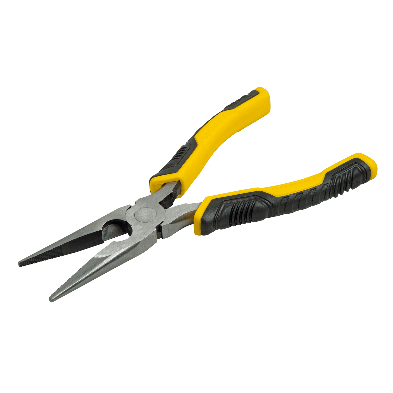 Stanley Control Grip Long Nose Pliers 200mm With Side cutter STHT0-74364