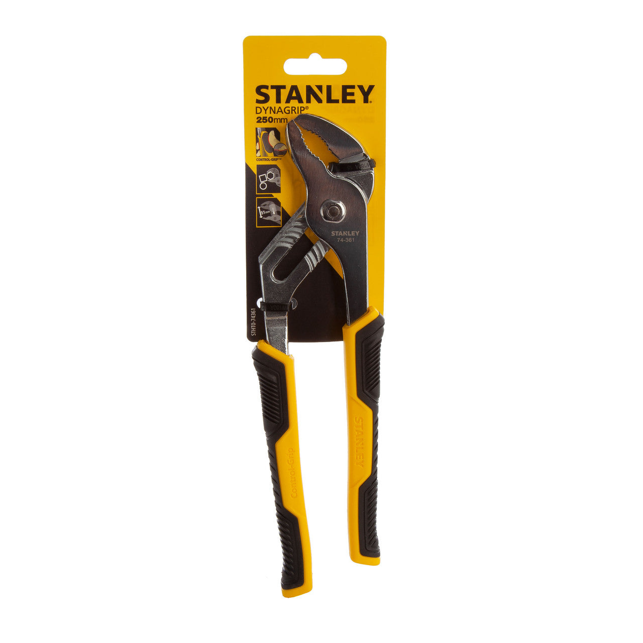Stanley ControlGrip Groove Joint Pliers 250mm Length 250mm STHT0-74361