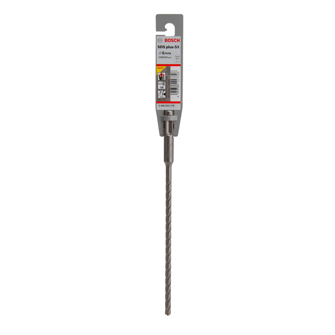 Bosch SDS+ 5X Masonry Drill Bit 6 x 150 x 210mm 2608833779