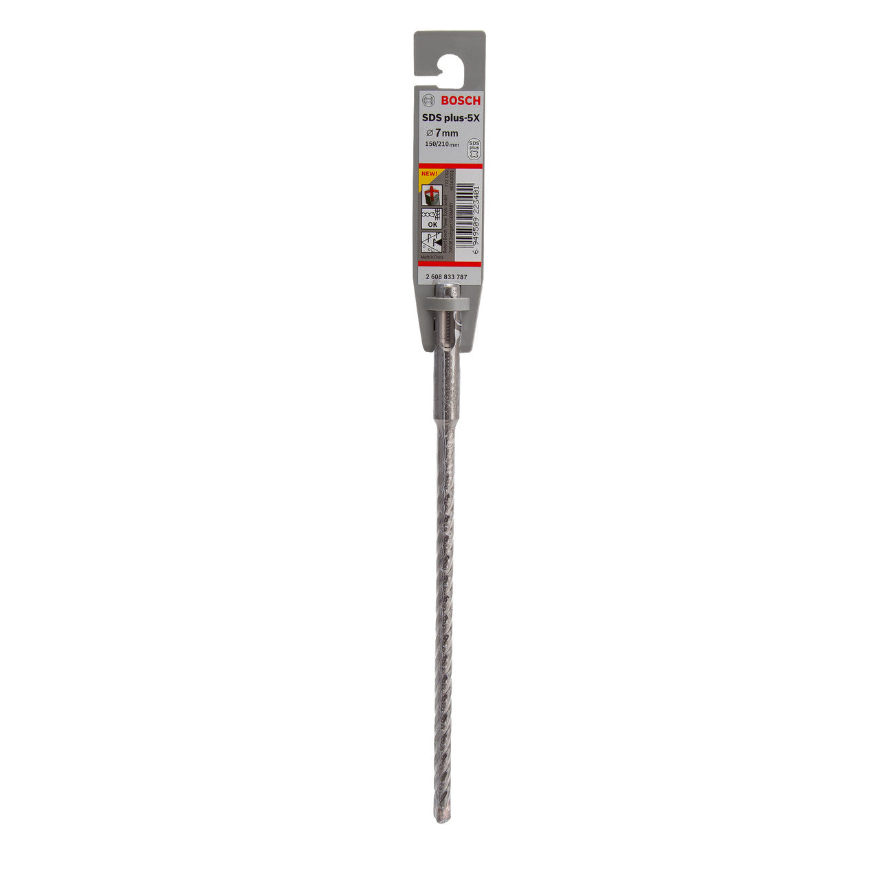 Bosch SDS+ 5X Masonry Drill Bit 7 x 150 x 210mm 2608833787