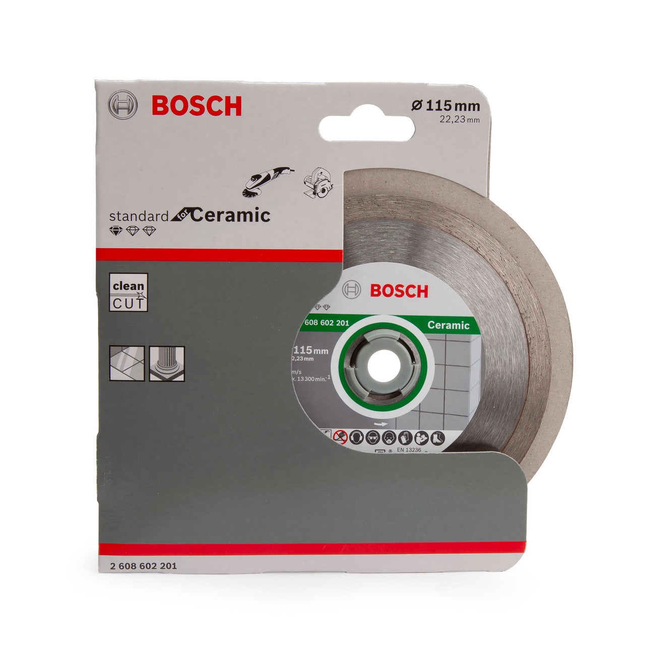 Bosch Standard For Ceramic Diamond Cutting Disc 115mm 2608602201