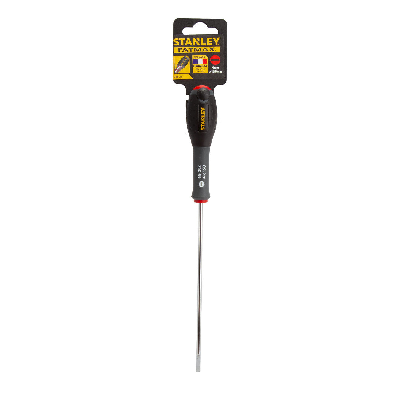 Stanley FatMax Parallel Screwdriver 4mm x 150mm Colour Coded Ends 0-65-093