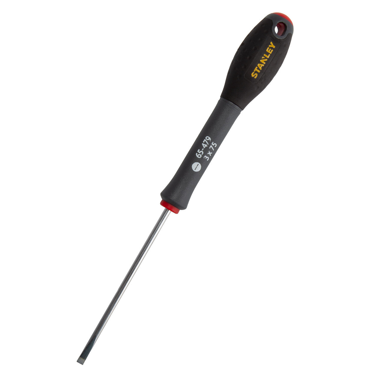 Stanley FatMax Flared Screwdriver 3mm x 75mm Soft Grip Handle 0-65-479