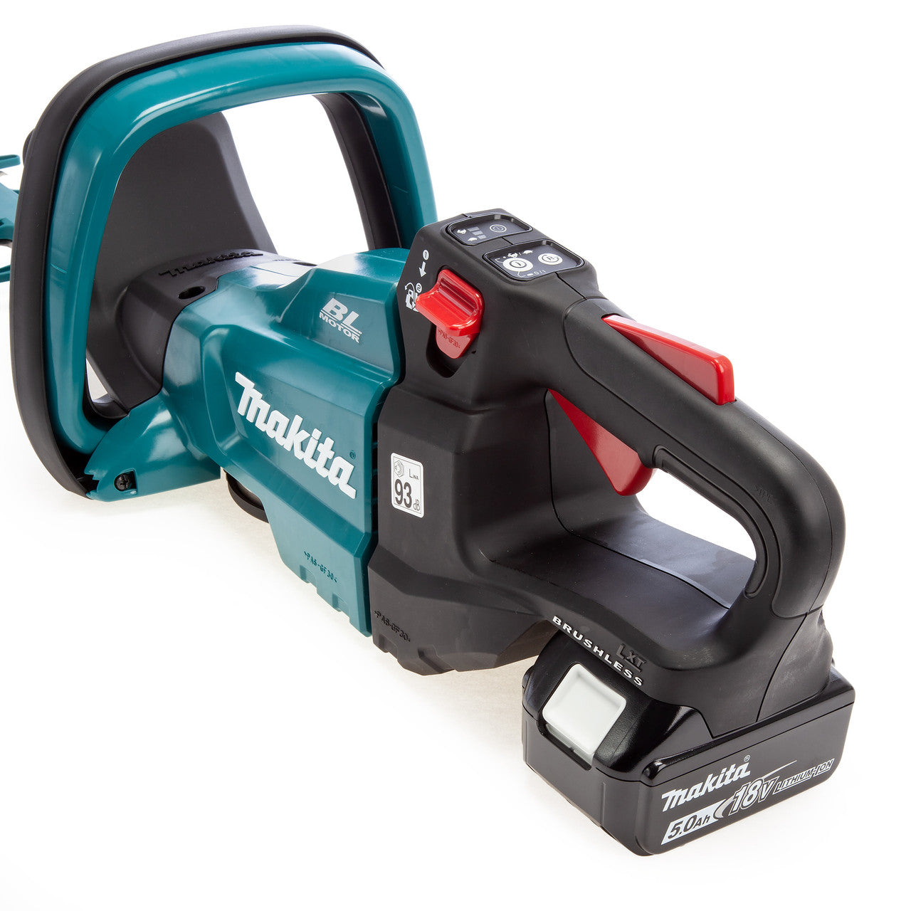 Makita 18V LXT Brushless Hedge Trimmer 1 x 5.0Ah Battery Variable Speed DUH601RT