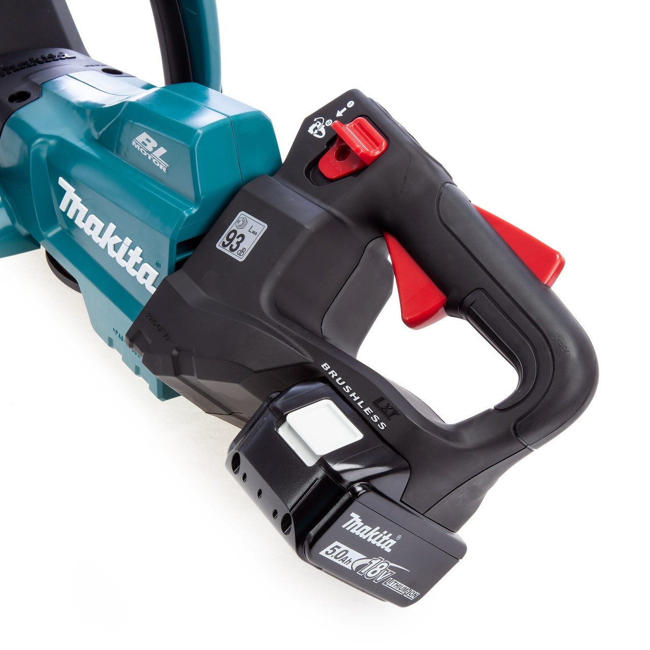 Makita 18V LXT Brushless Hedge Trimmer 1 x 5.0Ah Battery Variable Speed DUH601RT