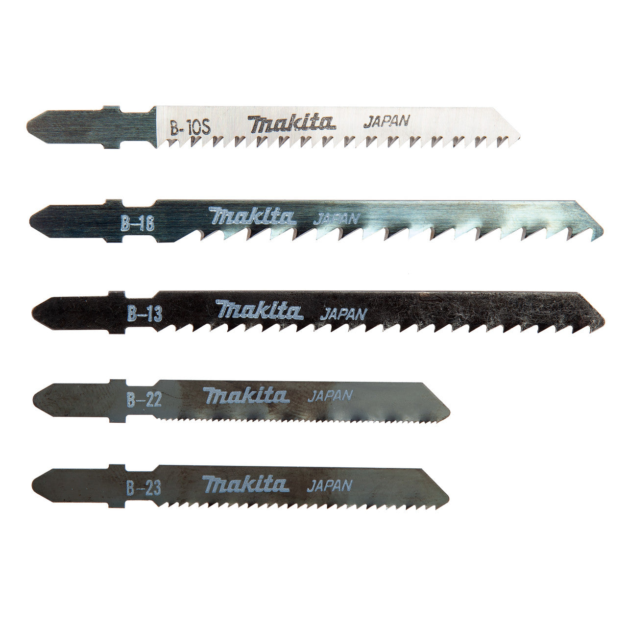 Makita Jigsaw Blades for Wood PVC & Metal 5 Piece Joinery & Sheet Metal A-86898