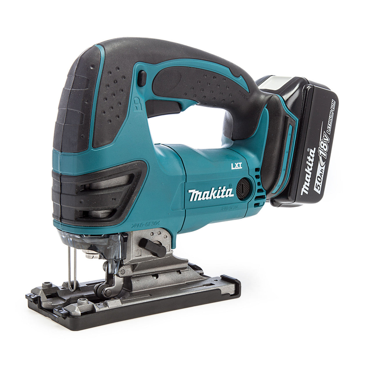 Makita 18V Combi Drill & Jigsaw Twin Pack 2 x 5.0Ah Batts MakPac Case DLX2134TJ