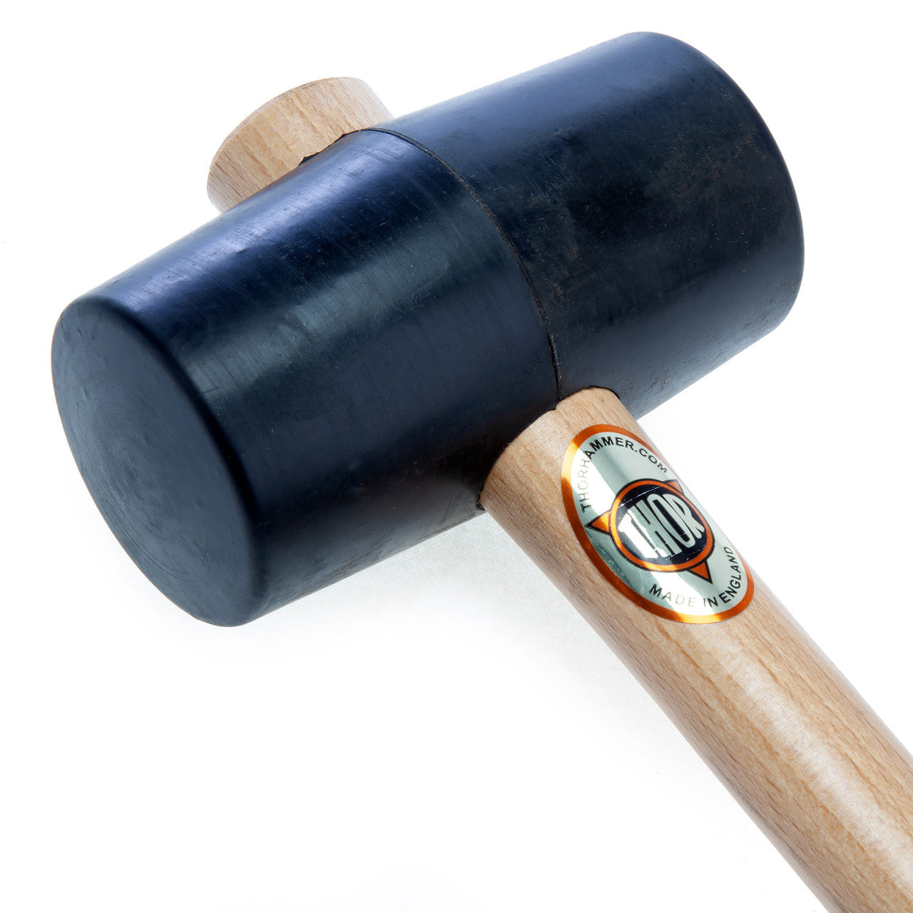 Thor Black Rubber Mallet 64mm 550g Length 340mm Wood Handle 61-953