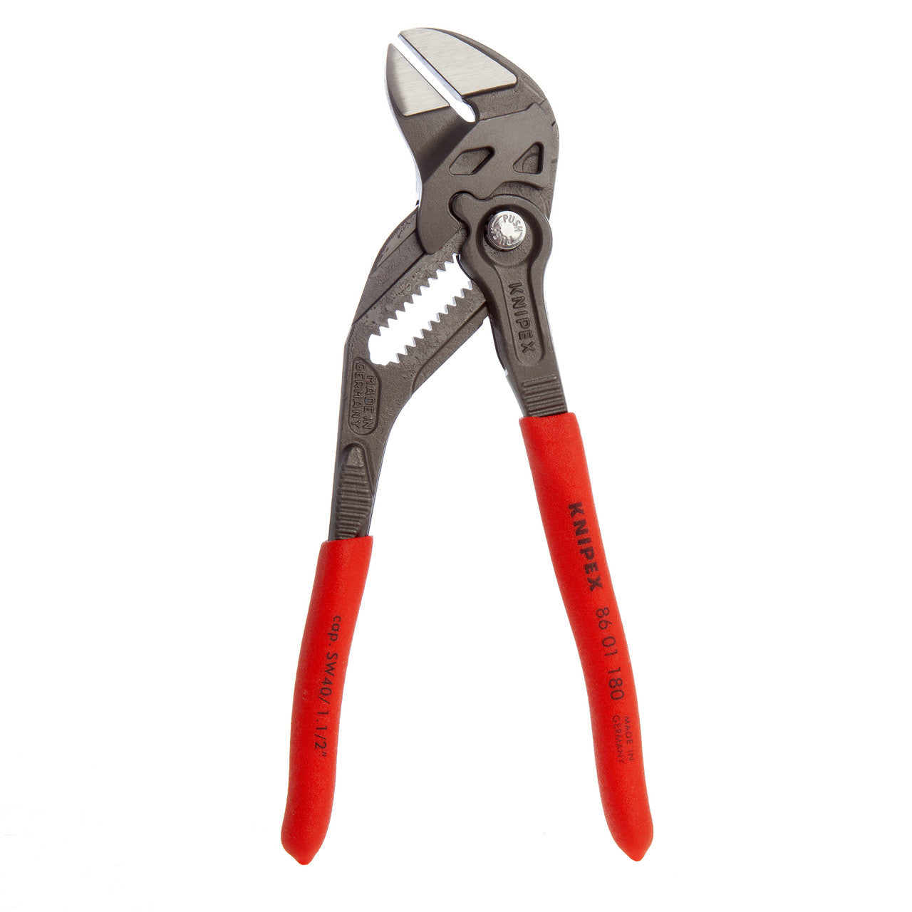 Knipex Plier Wrench Multi Tool 180mm For Nuts Tile work Cable Ties etc 8601180SB