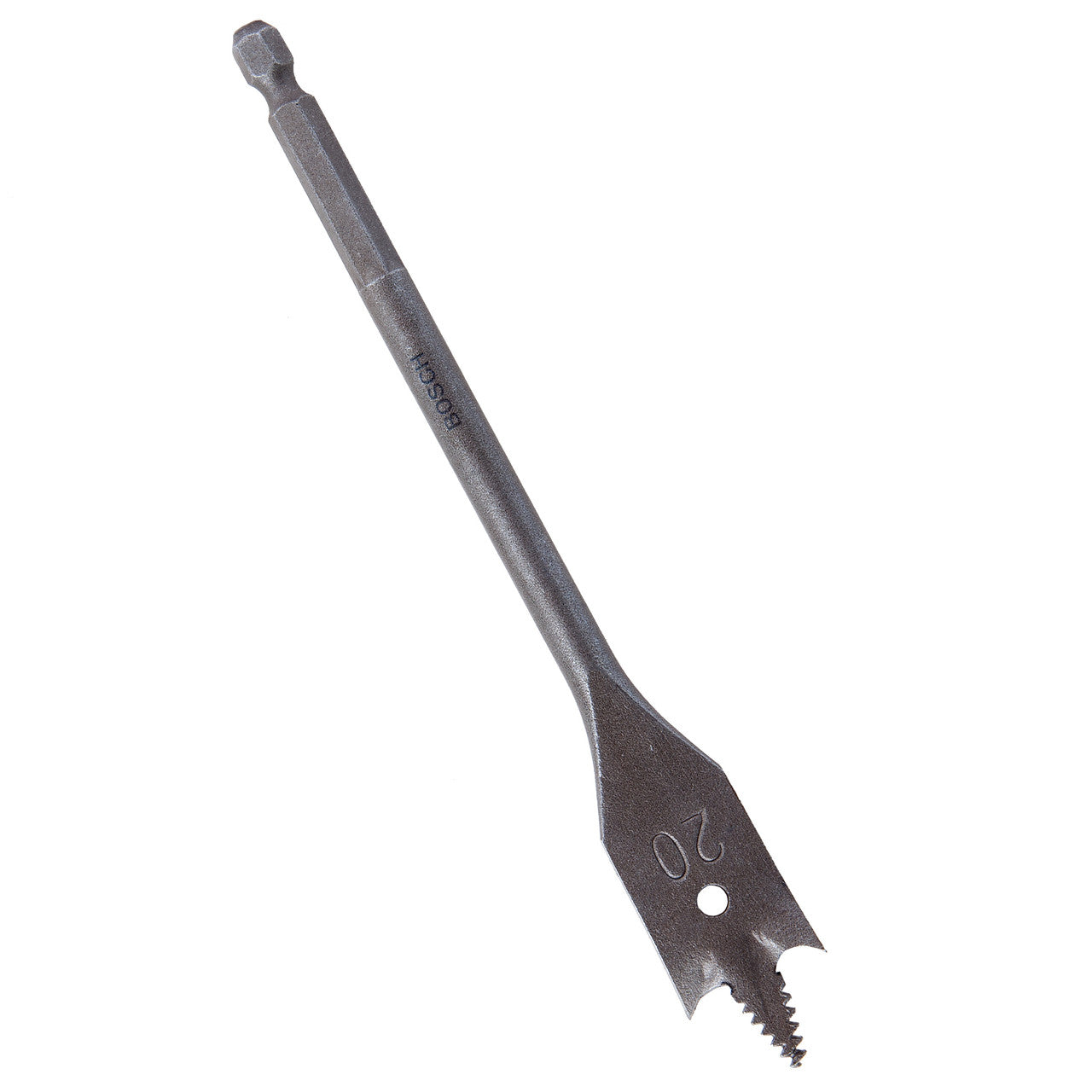 Bosch SelfCut Flat Drill Bit Hex Shank 20 x 152mm Wood & Plasterboard 2608587577