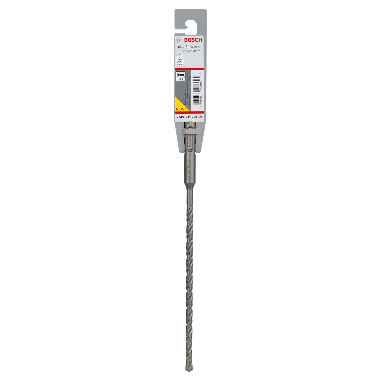 Bosch SDS+ 3 Masonry Drill Bit 6 × 150 × 210mm 4 Flute Dura Design 2608831009