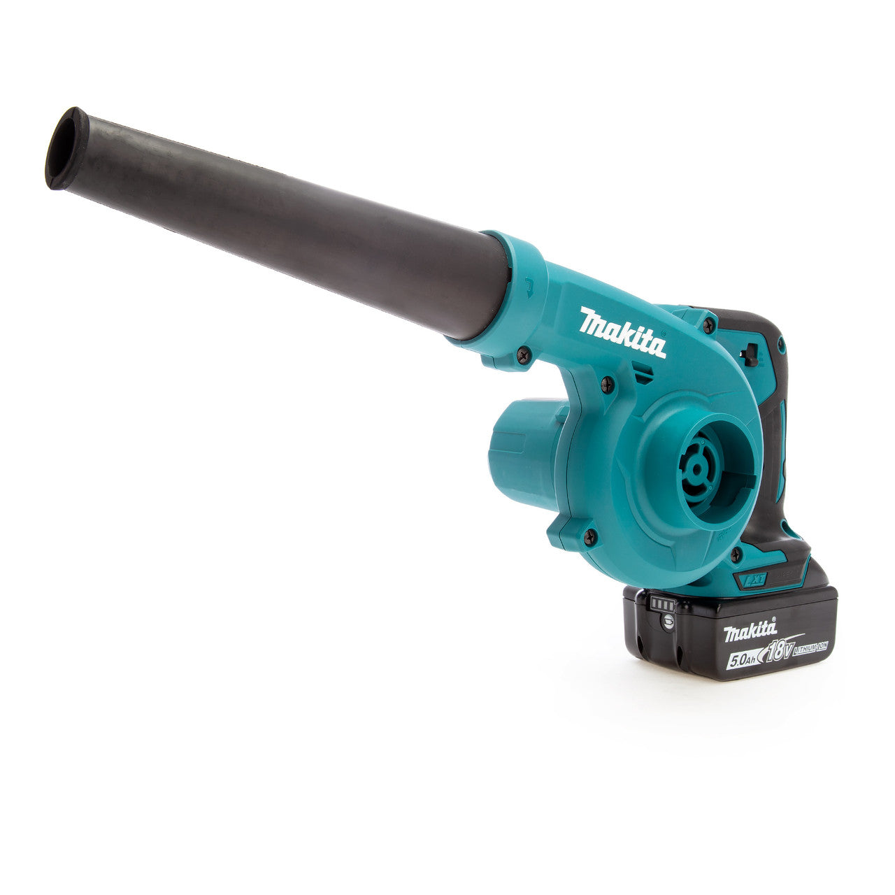 Makita 18V LXT Blower Vacuum 1x 5.0Ah Battery Variable Speed 3 Settings DUB185RT