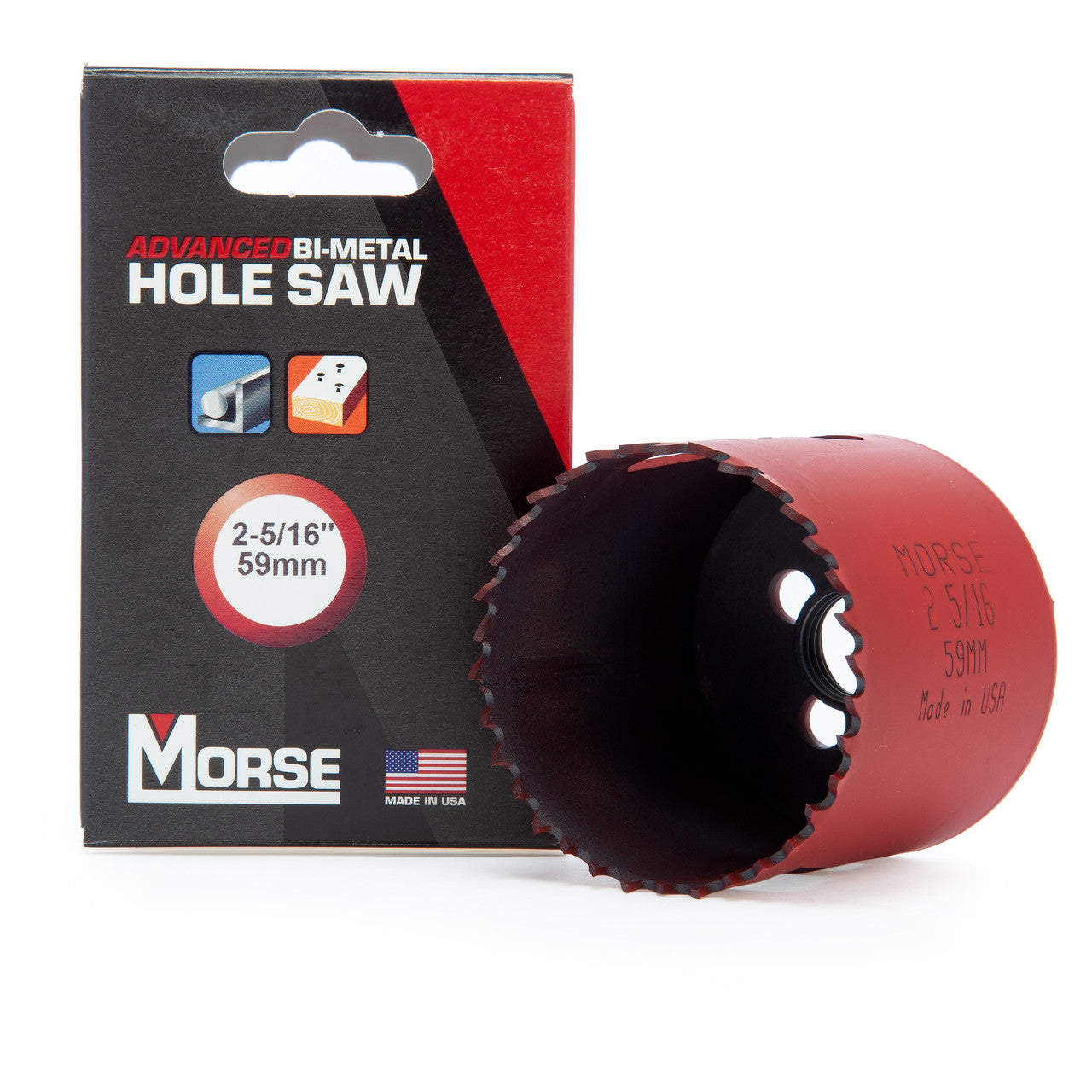 Morse MHS37 Advanced Universal Bi Metal Hole Saw 59mm 8% Cobalt