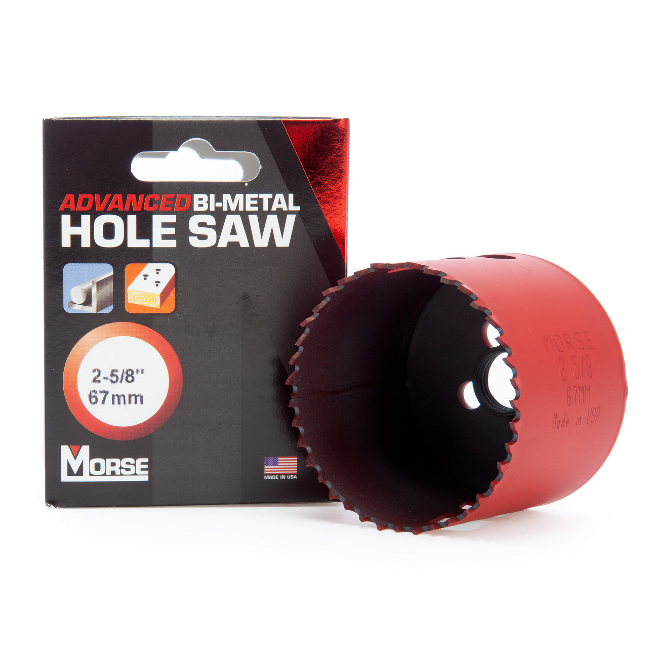 Morse MHS42 Advanced Universal Bi Metal Hole Saw 67mm 8% Cobalt